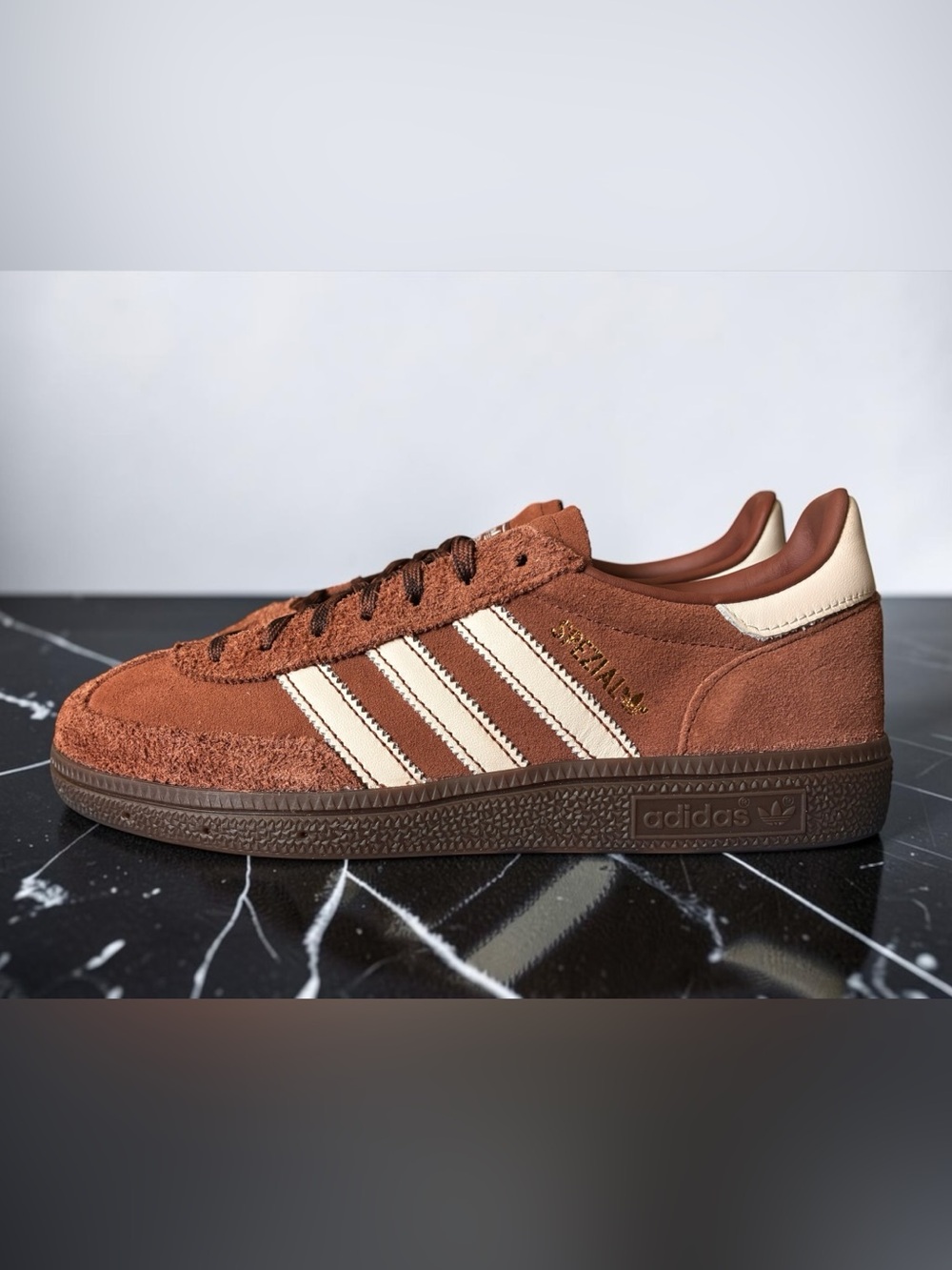 adidas Handball Spezial Men’s Size 10 Brand New Brown/Off White/Gum